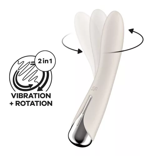 Satisfyer Spinning Vibe 1 forgó vibrátor - beige