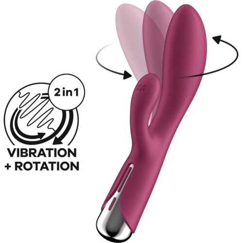 Satisfyer Spinning Rabbit 1 forgó csiklókaros vibrátor - lila