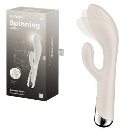   Satisfyer Spinning Rabbit 1 forgó csiklókaros vibrátor - beige