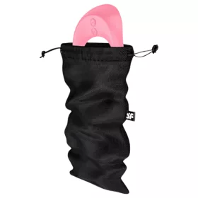   Satisfyer Treasure Bag - diszkrét fekete tároló táska - közepes 