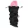 Satisfyer Treasure Bag - diszkrét fekete tároló táska - közepes 