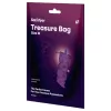 Satisfyer Treasure Bag - diszkrét lila tároló táska - közepes