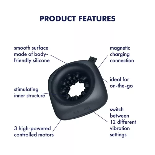 Satisfyer Ring Stroker- akkus péniszvibrátor