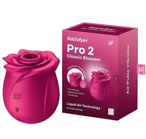 Satisfyer Pro 2 Classic Blossom léghullámos csiklóizgató