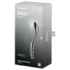 Satisfyer Star Force 1 - ezüst gömbös acéldildó