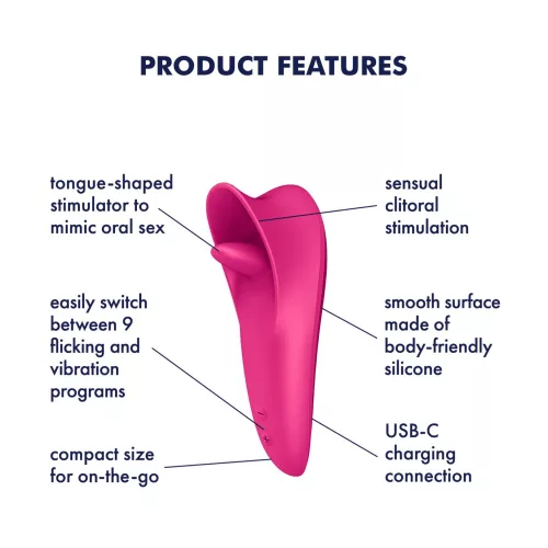 Satisfyer Tongue Master - nyelves csiklóvibrátor