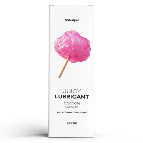 Satisfyer Juicy Lubricant - cotton candy masszázsolaj - 300 ml