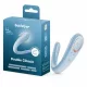 Satisfyer Double Classic - kék párvibrátor