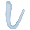 Satisfyer Double Classic - kék párvibrátor