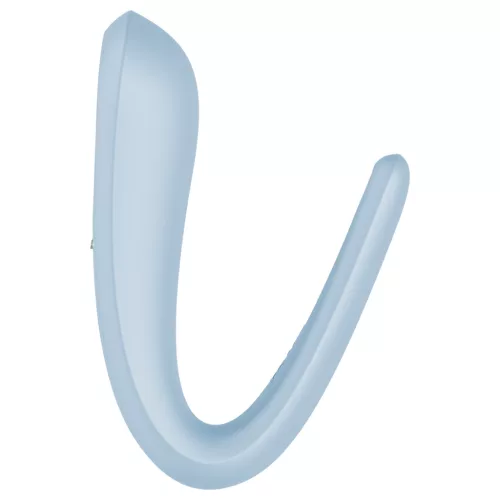 Satisfyer Double Classic - kék párvibrátor