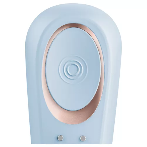 Satisfyer Double Classic - kék párvibrátor