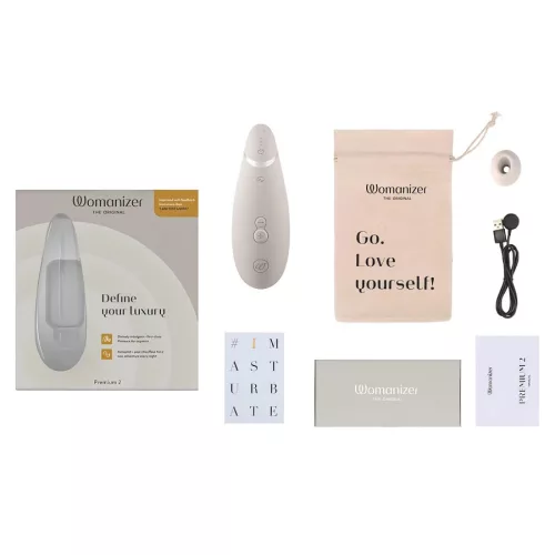 Womanizer  Permium 2 csiklóizgató vibrátor - fehér