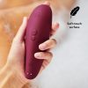 Womanizer Classic 2 vízálló csiklóizgató - bordó