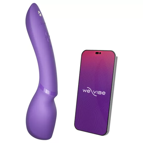 We-Vibe Wand 2 - okos lila masszírozó vibrátor