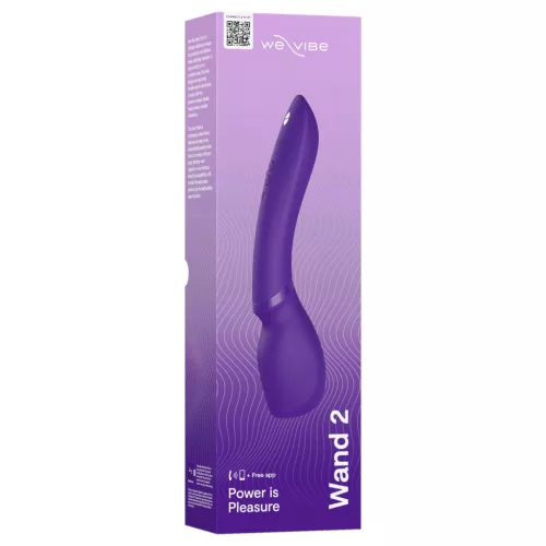 We-Vibe Wand 2 - okos lila masszírozó vibrátor