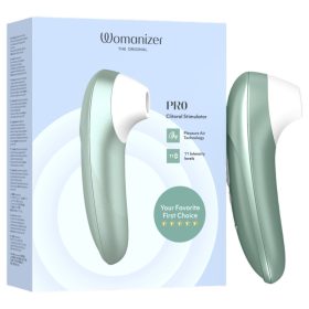 Womanizer Pro léghullámos csiklóizgató vibrátor - zöld