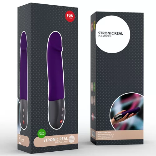 Fun Factory Stronic Real akkus pulzáló vibrátor - zöld