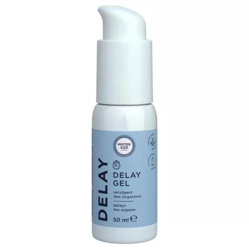 Mister Size Delay Gel - magömlést késleltető gél