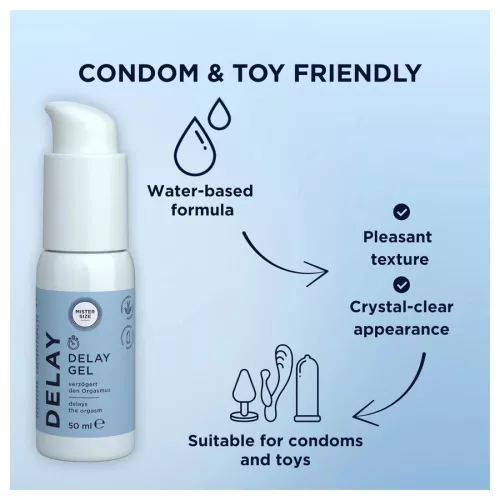 Mister Size Delay Gel - magömlést késleltető gél