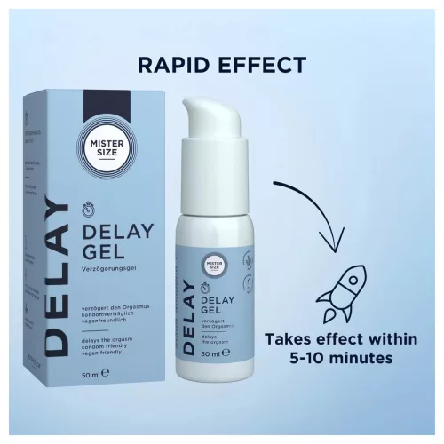 Mister Size Delay Gel - magömlést késleltető gél