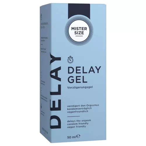 Mister Size Delay Gel - magömlést késleltető gél
