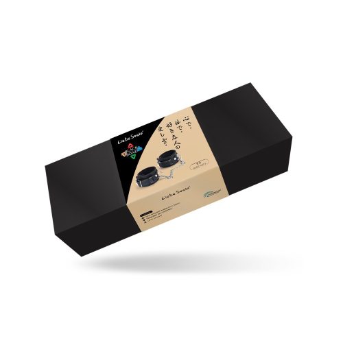 Liebe Seele fekete láncos bőr bokabilincs