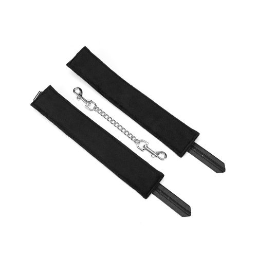 Liebe Seele fekete láncos bőr bokabilincs