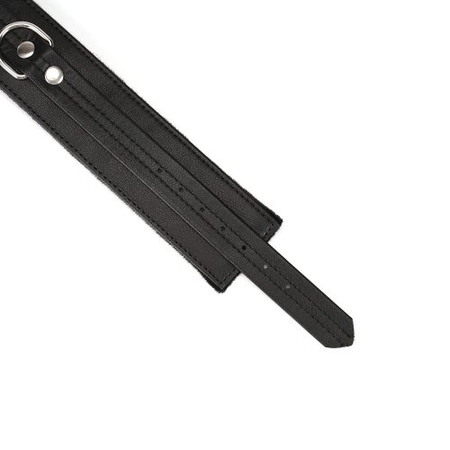 Liebe Seele fekete láncos bőr bokabilincs