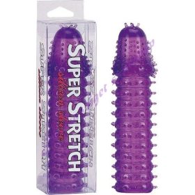 Szilikon péniszköpeny - lila