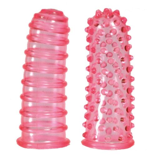 Ujjra húzható rücskös izgató - pink