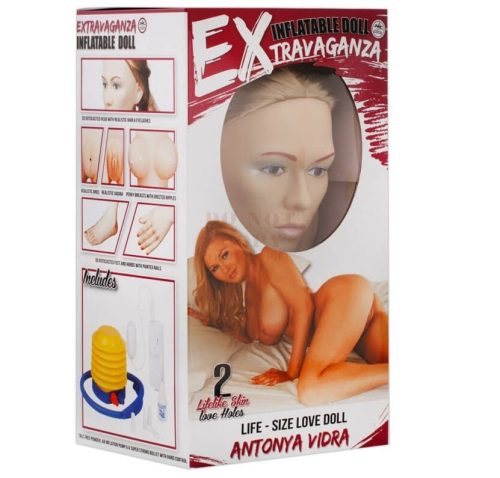 Antonya Vidra guminő felhúzott lábakkal