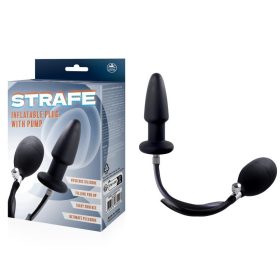 Strafe pumpálható anál plug - fekete