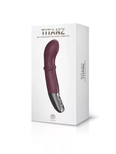 Titanz akkus forgófejes G-pont vibrátor - lila