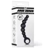 Arse Beads szilikon fekete anál füzér - 18 cm