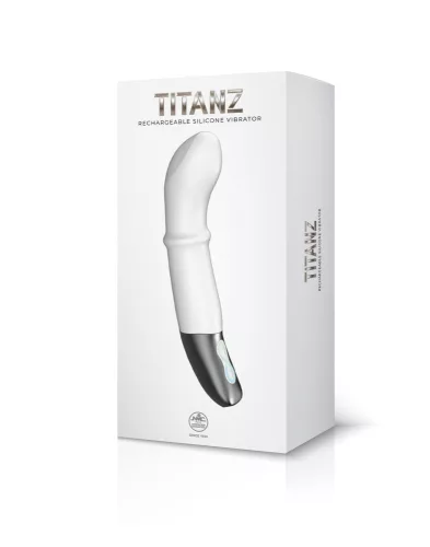 Titanz akkus G-pont vibrátor - fehér