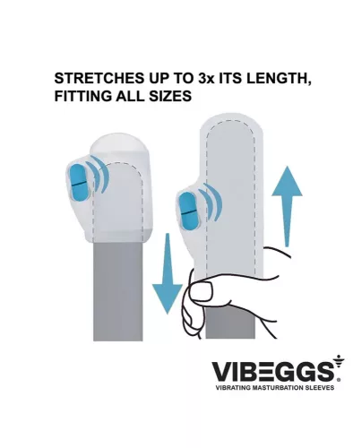 Vibeggs Naughty Nubs vibrációs maszturbációs tojás