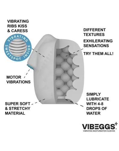Vibeggs Blow Misty vibrációs maszturbációs tojás
