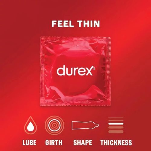 Durex Feel Thin élethű érzés óvszer- 12 db
