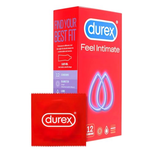 Durex Feel Intimate vékonyfalú óvszer - 12 db