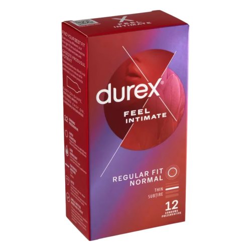 Durex Feel Intimate vékonyfalú óvszer - 12 db