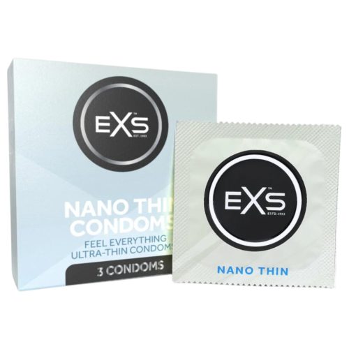 EXS Nano Thin vékony óvszer - 3 db
