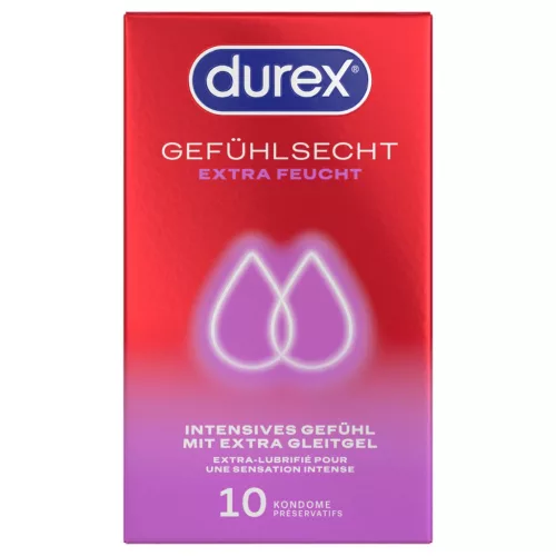Durex extra síkosított óvszer - 10 db