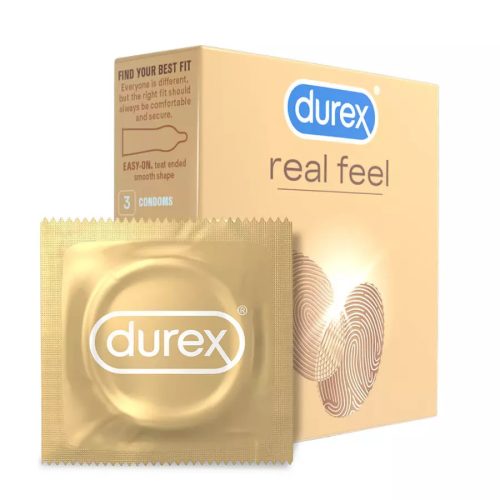 Durex Reel Feel latexmentes óvszer - 3 db