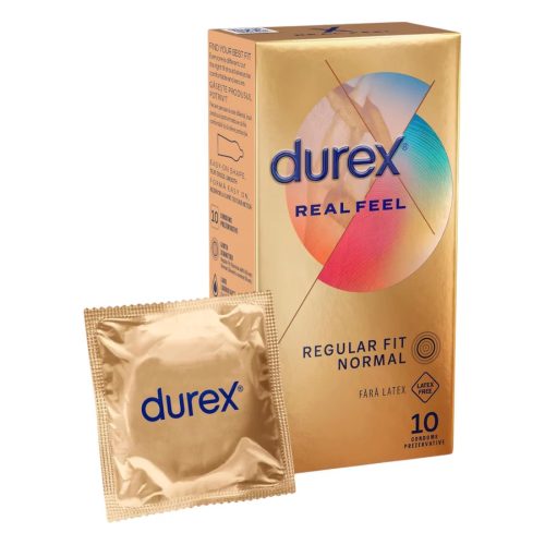 Durex Real Feel latexmentes óvszer - 10 db
