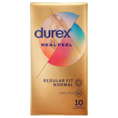 Durex Real Feel latexmentes óvszer - 10 db