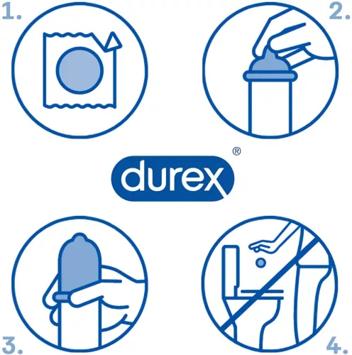 Durex Invisible Slim - vékony óvszer 10 db