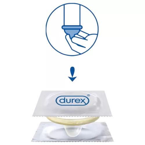 Durex Invisible Slim - vékony óvszer 10 db