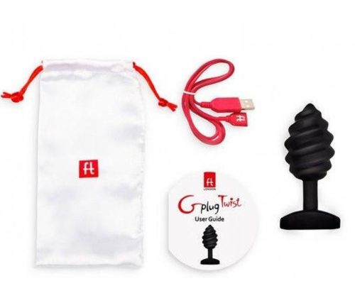 G-plug tölthető csavart anál vibrátor - kicsi