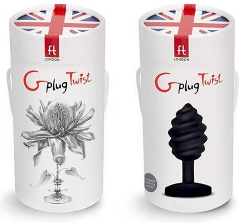 G-plug tölthető csavart anál vibrátor - kicsi