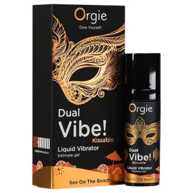   Orgie Dual Vibe unisex folyékony vibrátor - Sex on the Beach - 15 ml